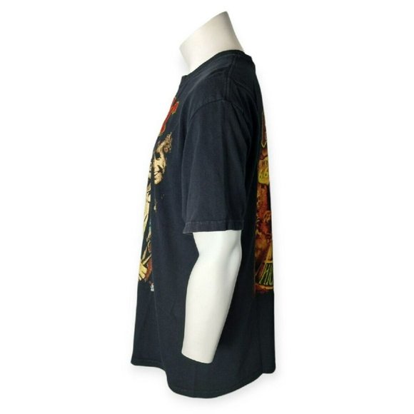 Vintage 90s ACDC Highway to Hell TShirt XL Crewneck Embroidered Double Sided Tee - Picture 10 of 16